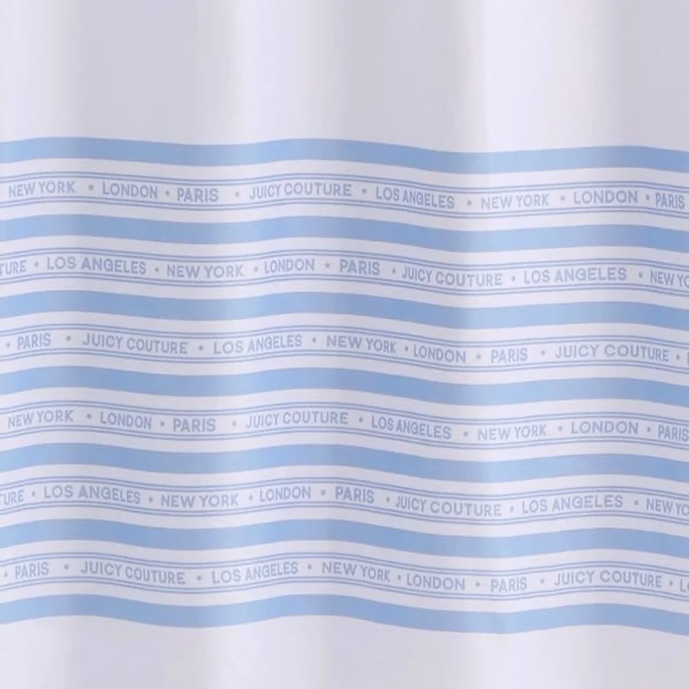 Juicy Couture | City Stripe Shower Curtain | 72